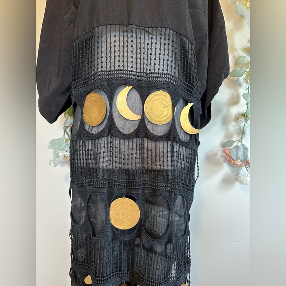 Loewe x Paula Ibiza Moon-Pendant Embroidered Maxi Dress - Picture 9 of 17